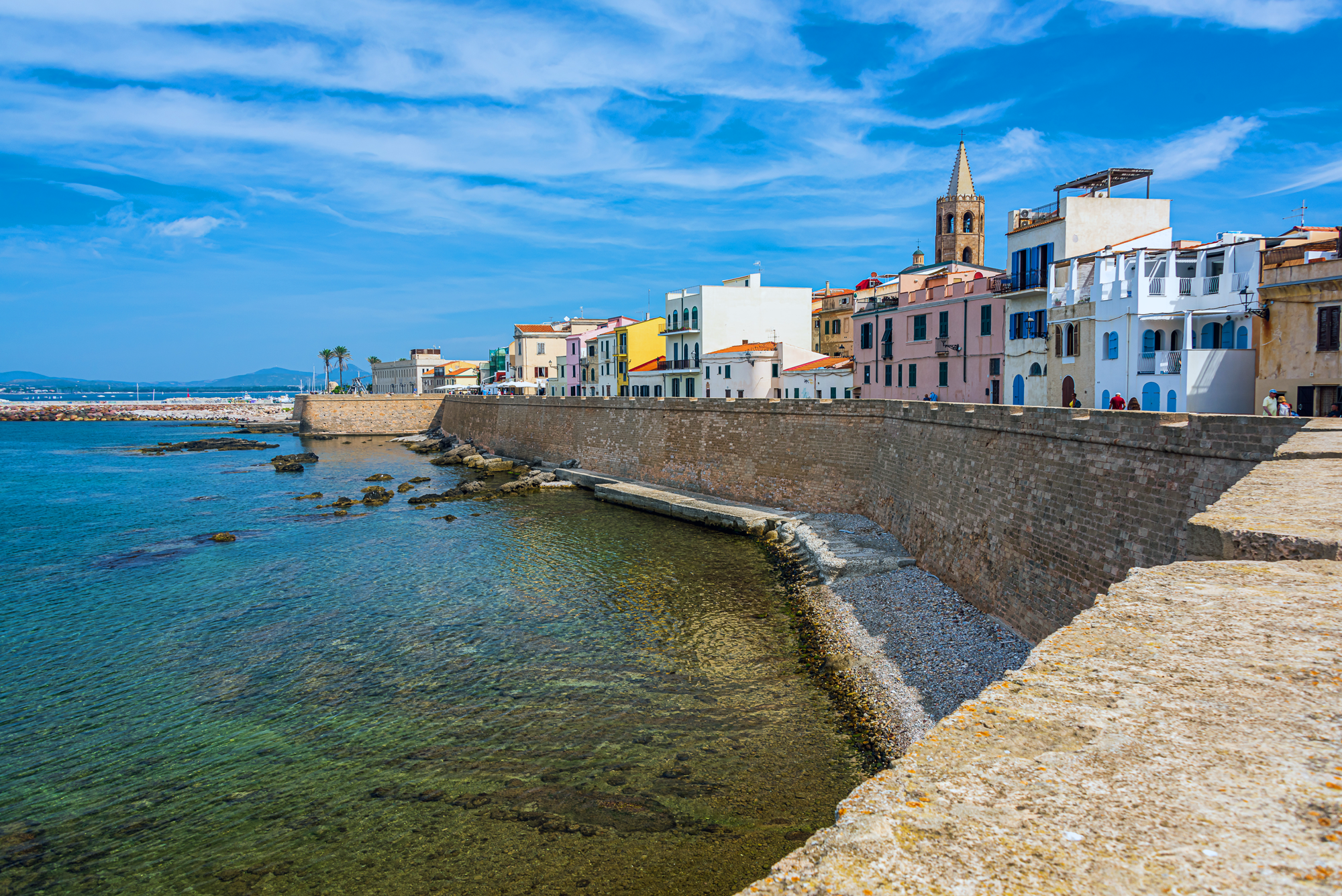 Alghero's medieval ramparts